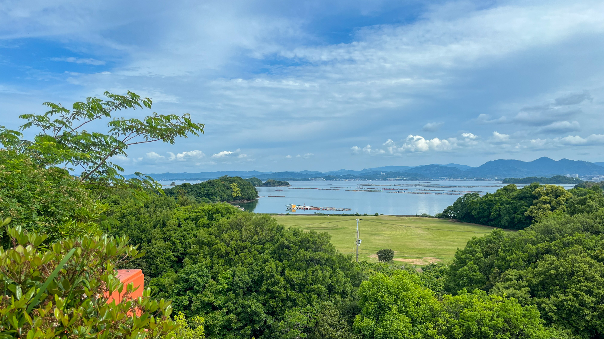 大浴場脱衣所からの景色