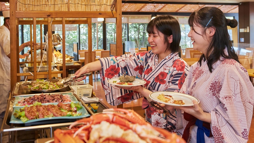 海鮮かぶりつきバイキング（一例）