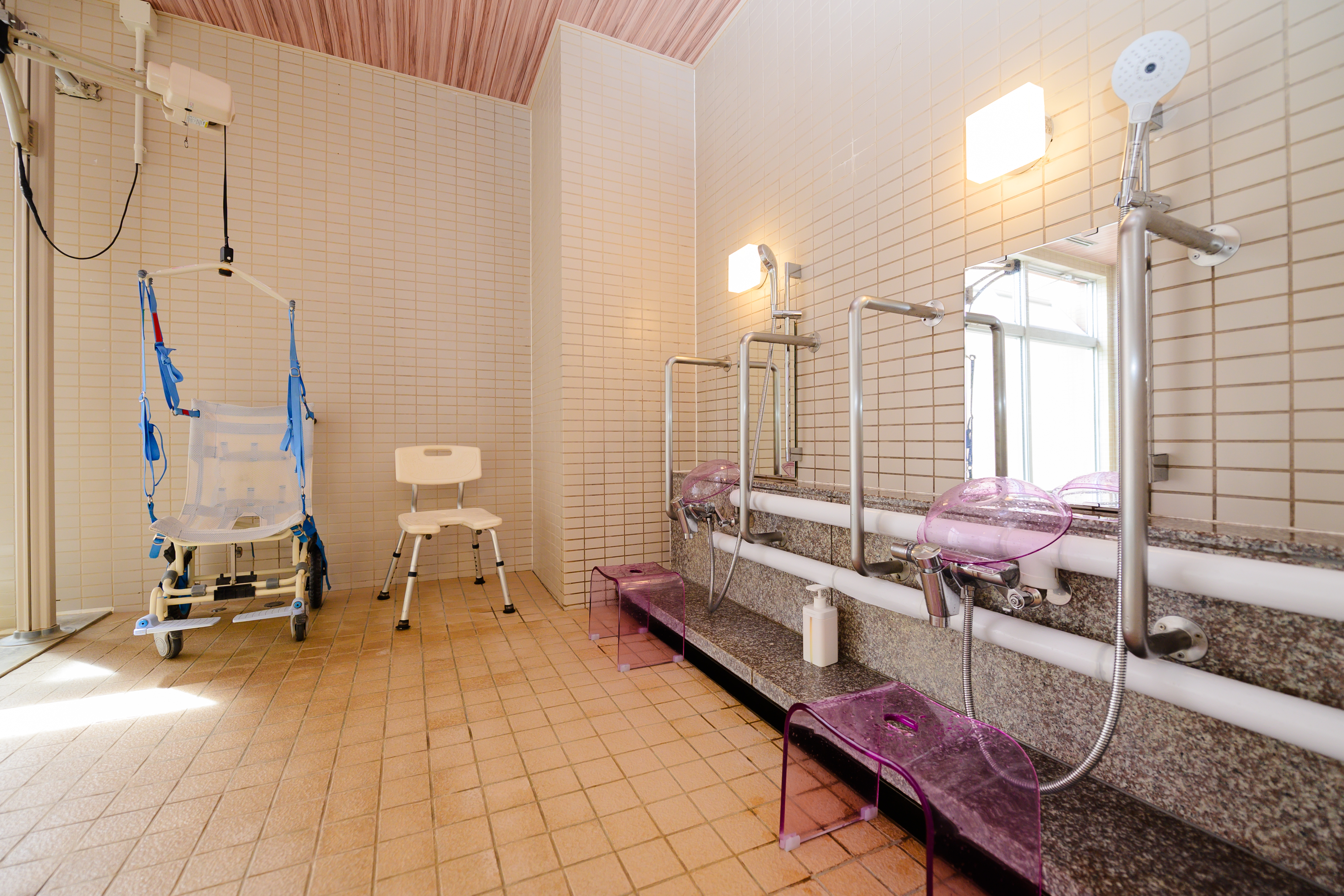 貸切浴場　洗い場