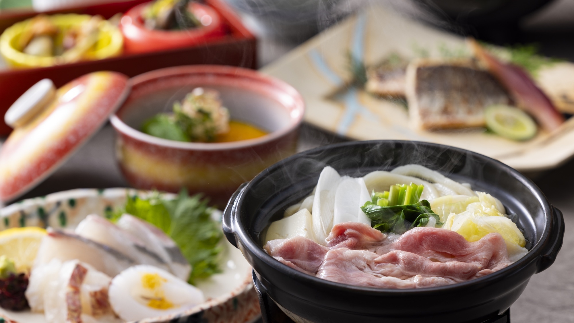 「ラウンジ無料付」【季節の会席】土佐の旬を味わうリーズナブル会席