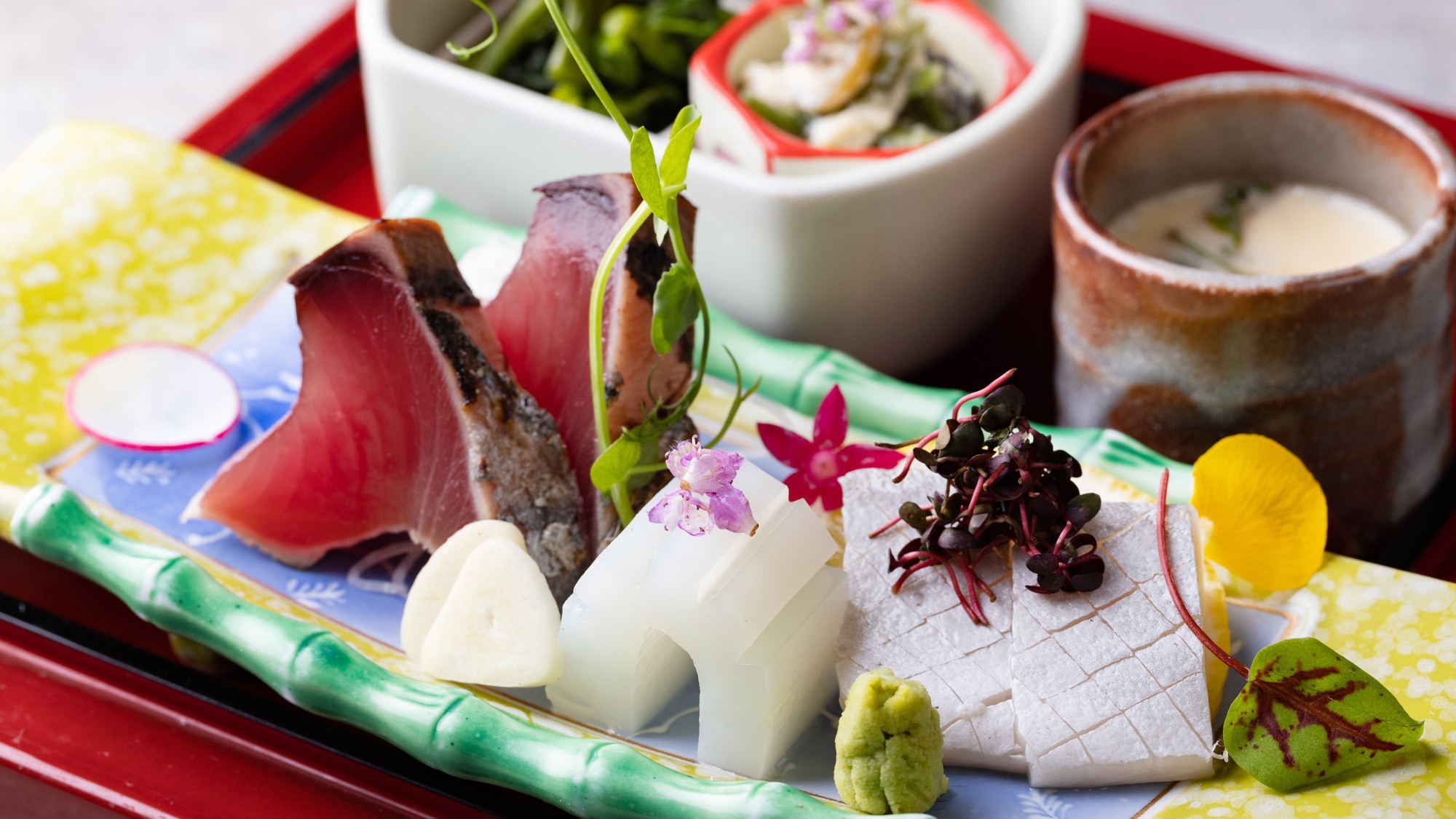 【土佐の地酒呑み放題付プラン】土佐の旬の味覚を味わうお手頃会席＜季節の会席＞