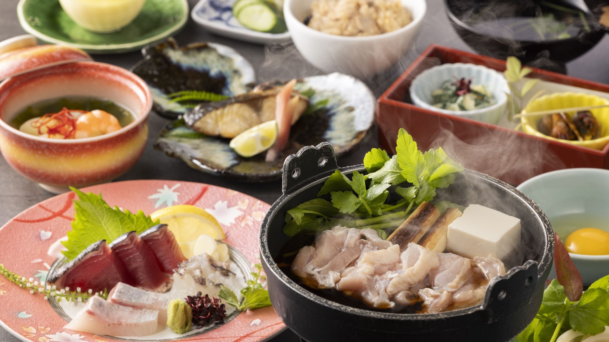 【季節の会席】土佐の旬を味わうリーズナブル会席