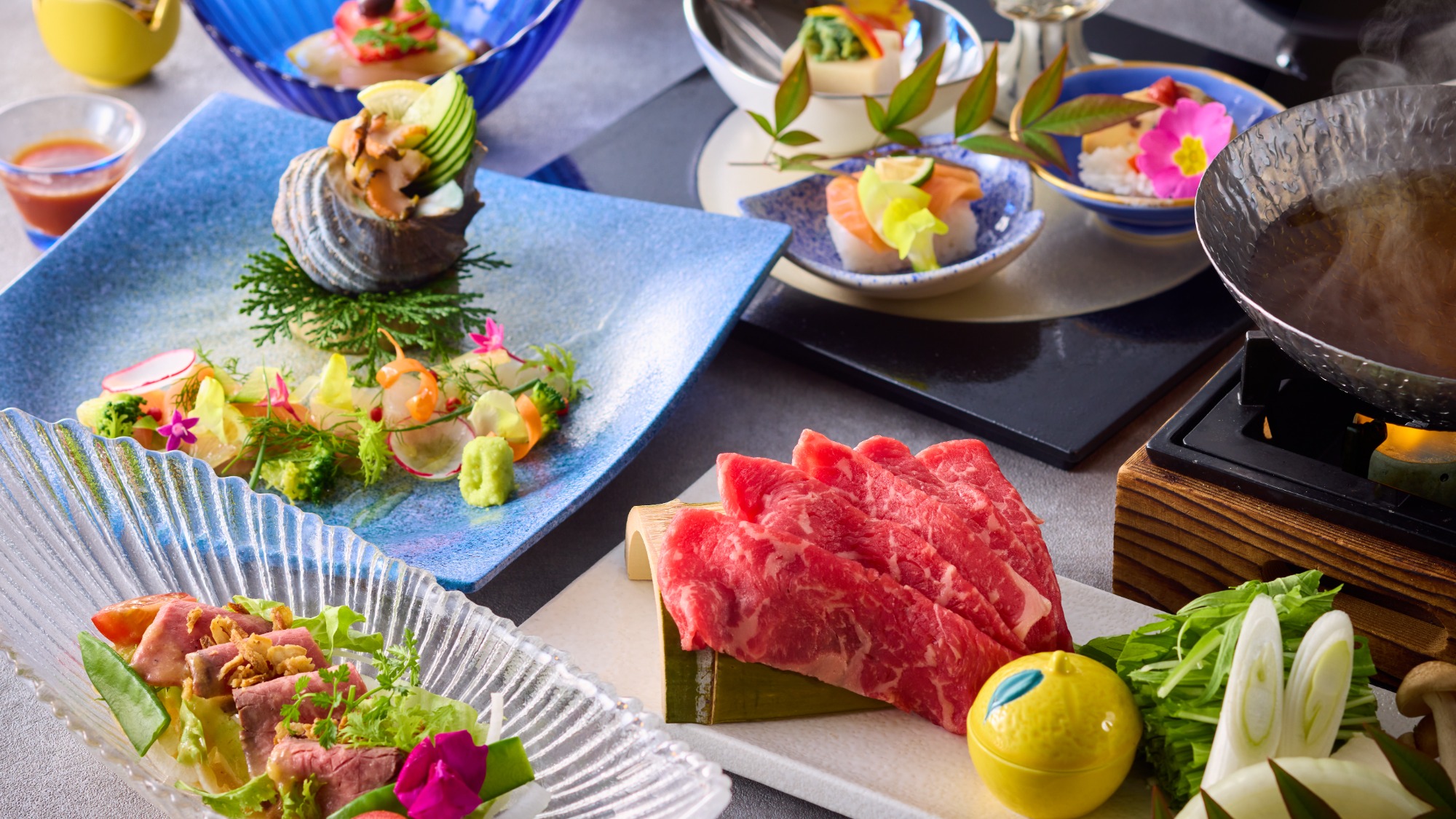 【夕食：特選会席】※写真はイメージです