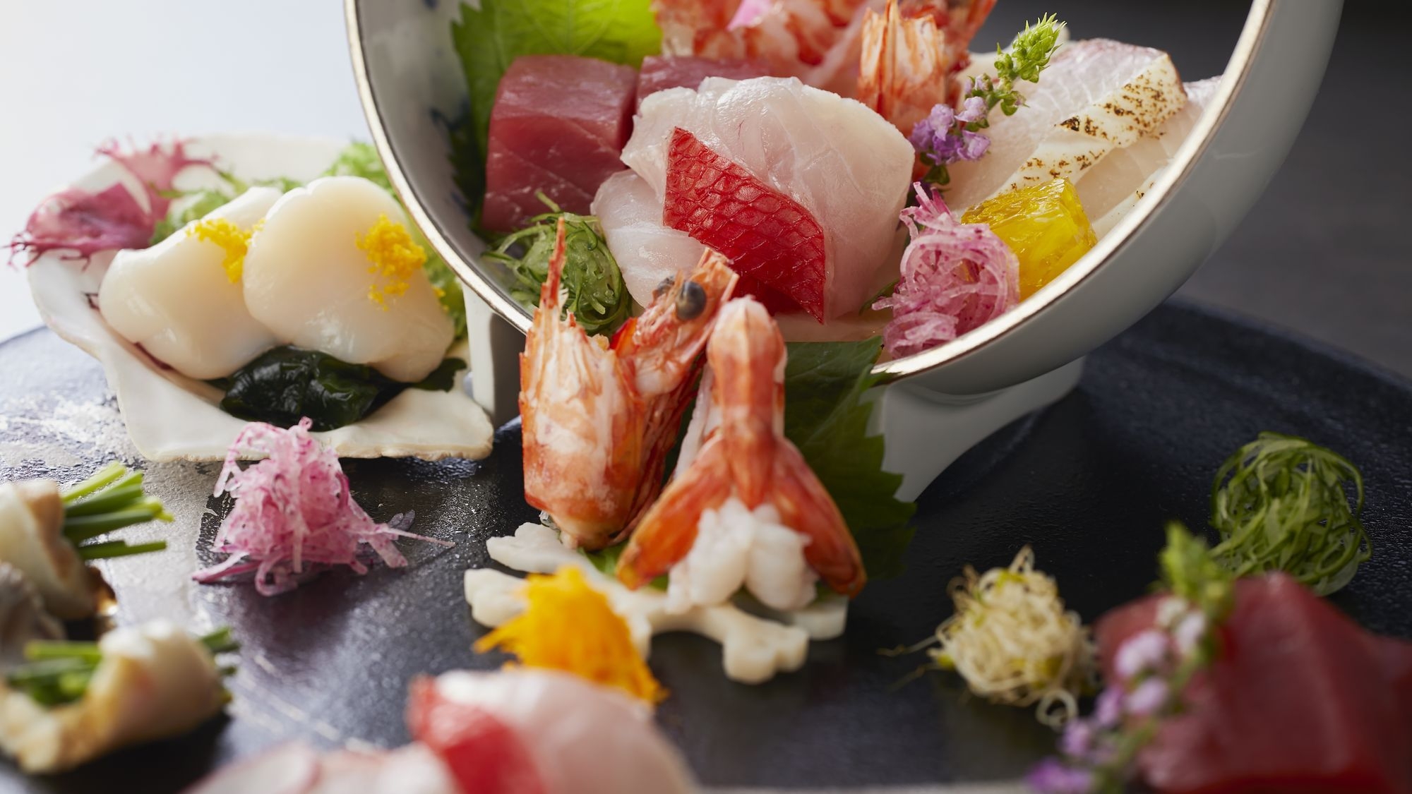 〜期間限定〜奈良県産ブランドいちご　「古都華」のデザートプレート付き【特別会席】