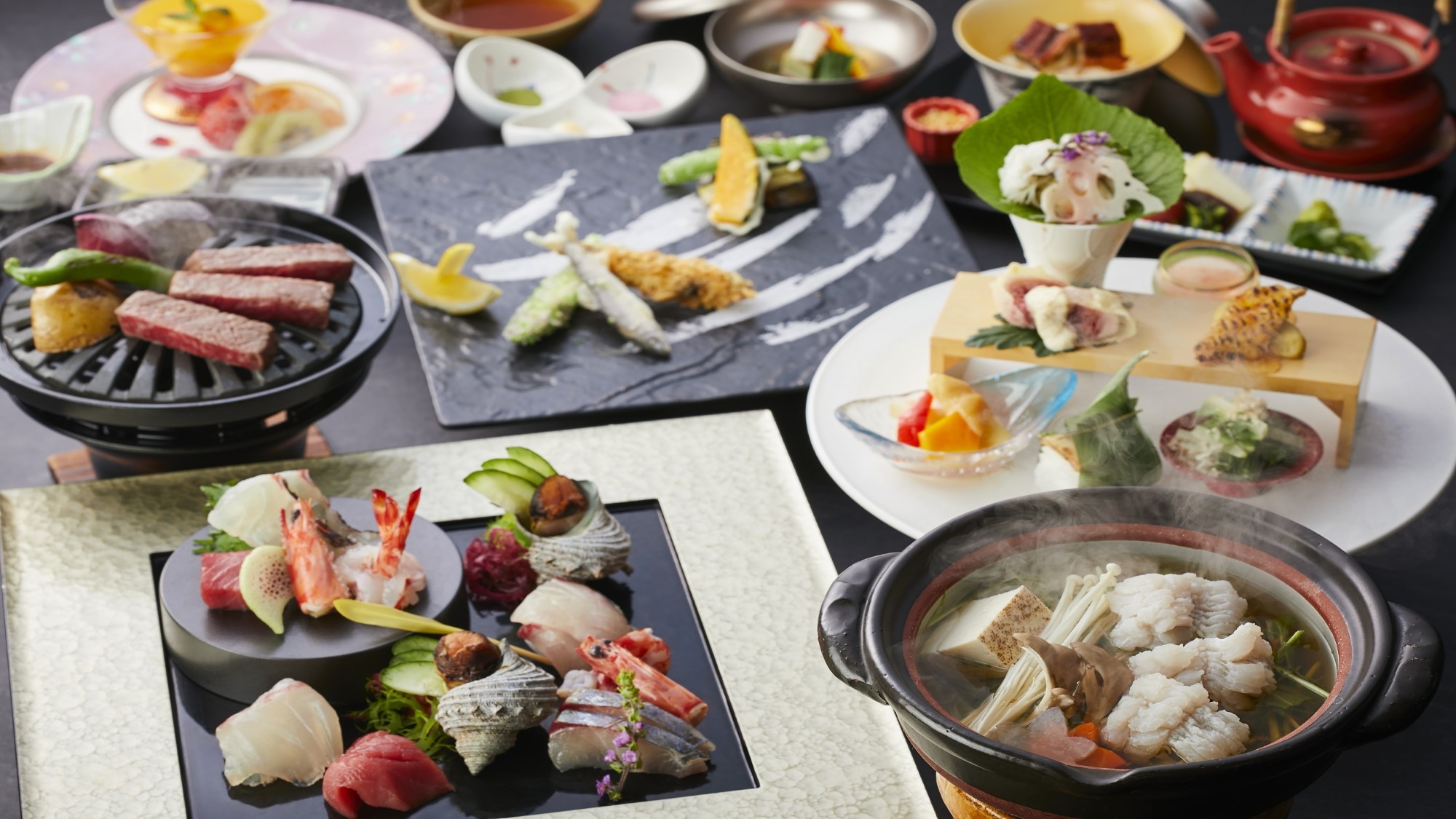 〜お日にち限定〜旅の醍醐味 夕食をワンランクグレードアップ！【土地の恵み会席】