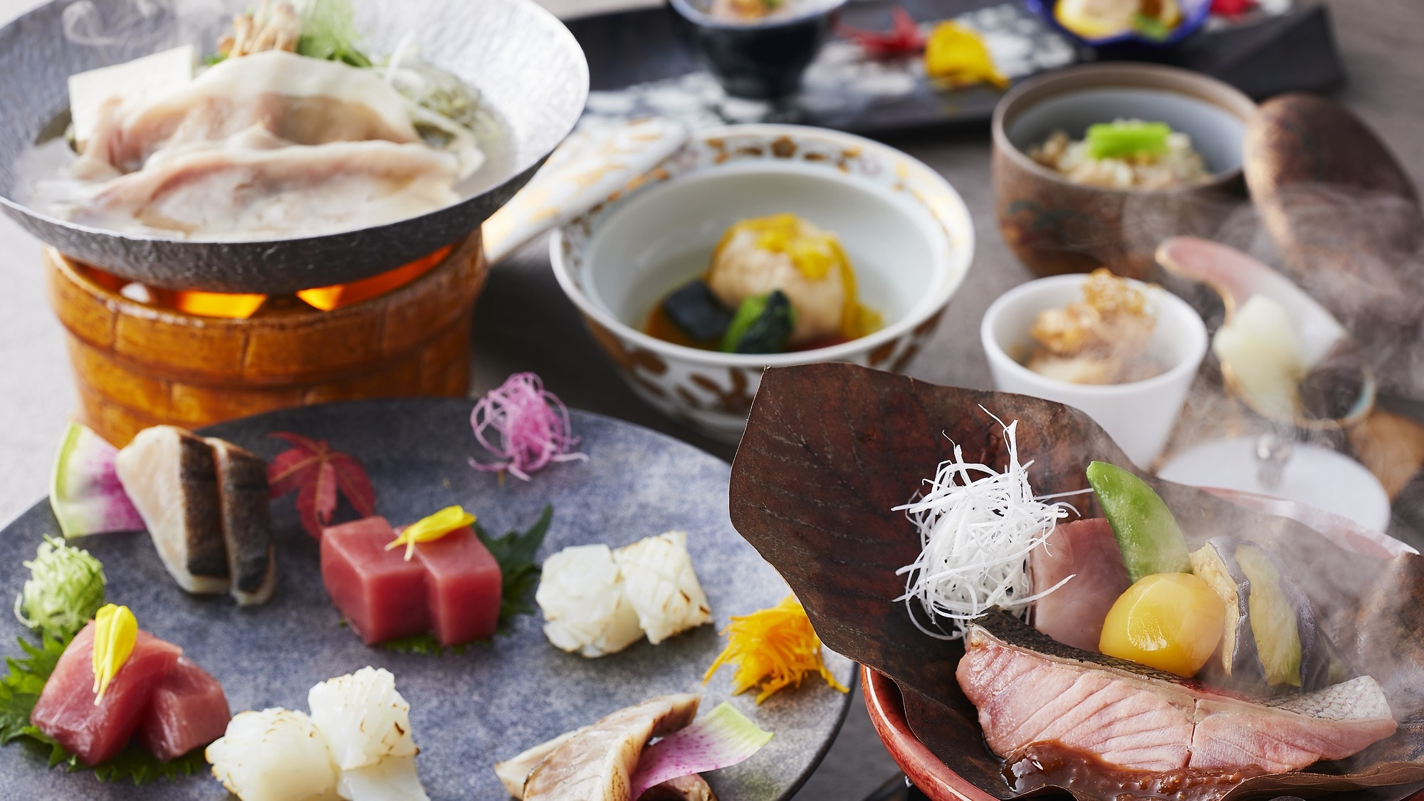 〜期間限定〜秋の味覚を堪能！松茸の土瓶蒸し付き【季節の会席】