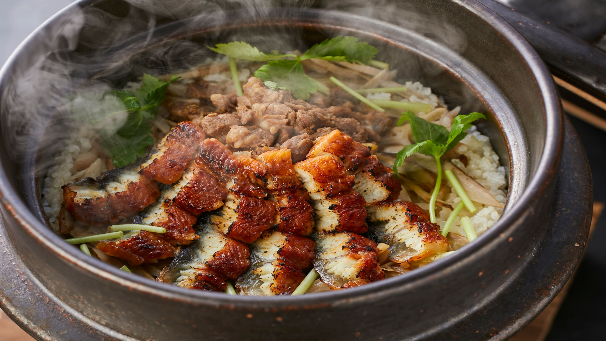 【極み会席】夏(2026年6月～8月)食事 大和牛と鰻の土鍋御飯