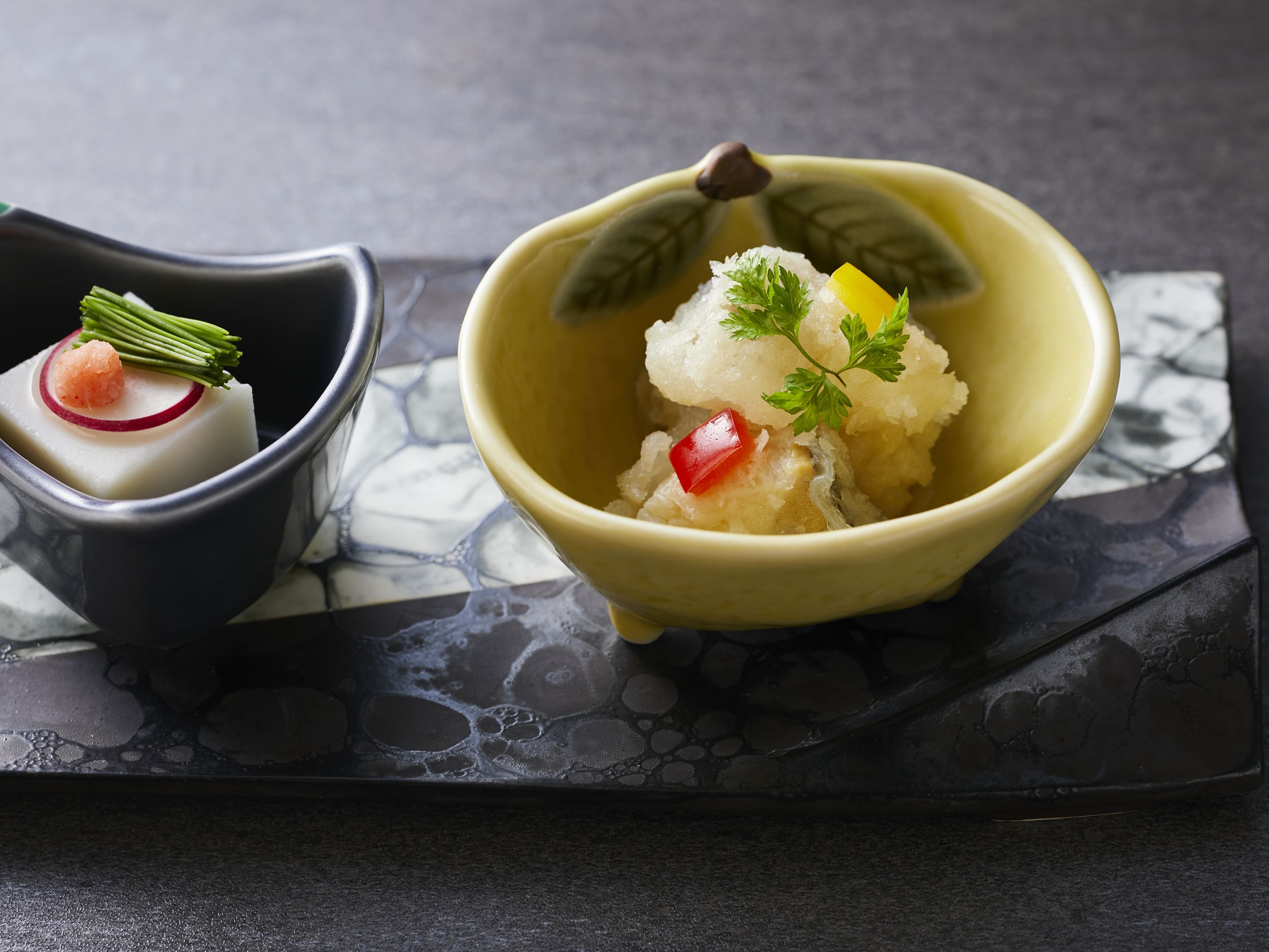 【季節の会席】冬(2025年12月～2026年2月) 前菜 前菜2種盛り