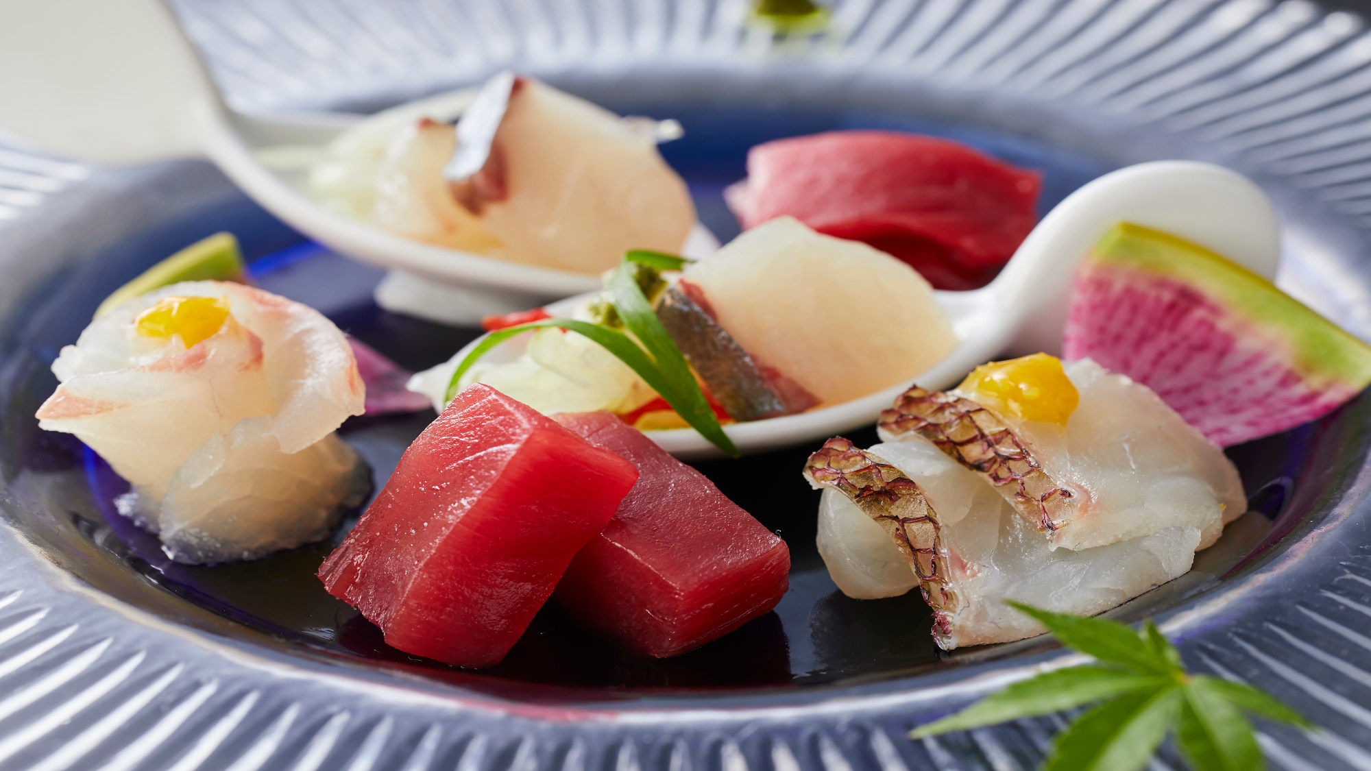 【季節の会席】夏(2026年6月～8月)お造り 本日のお造り三種盛り