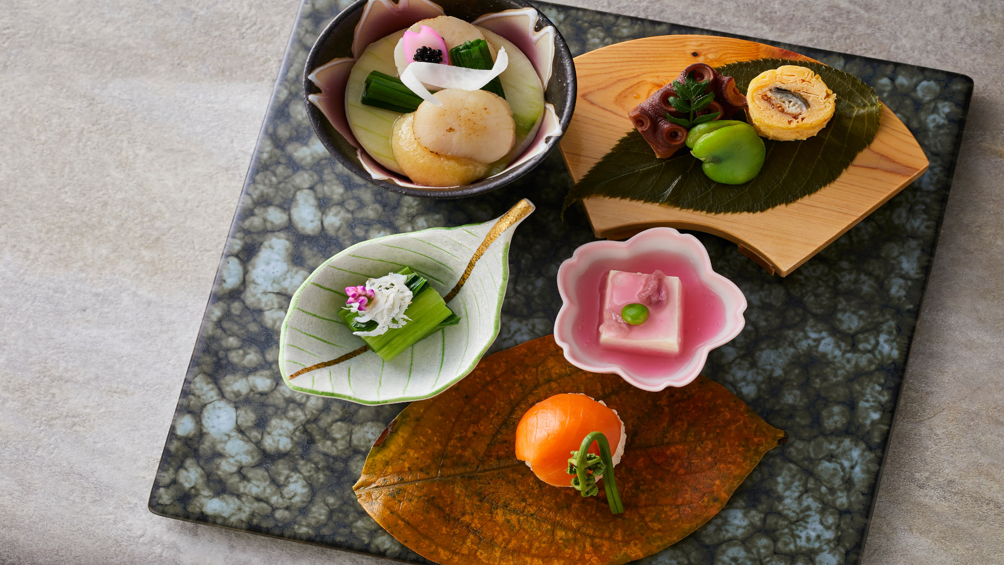 【特別会席】春(2026年3月～5月)先八寸 春彩寄せ