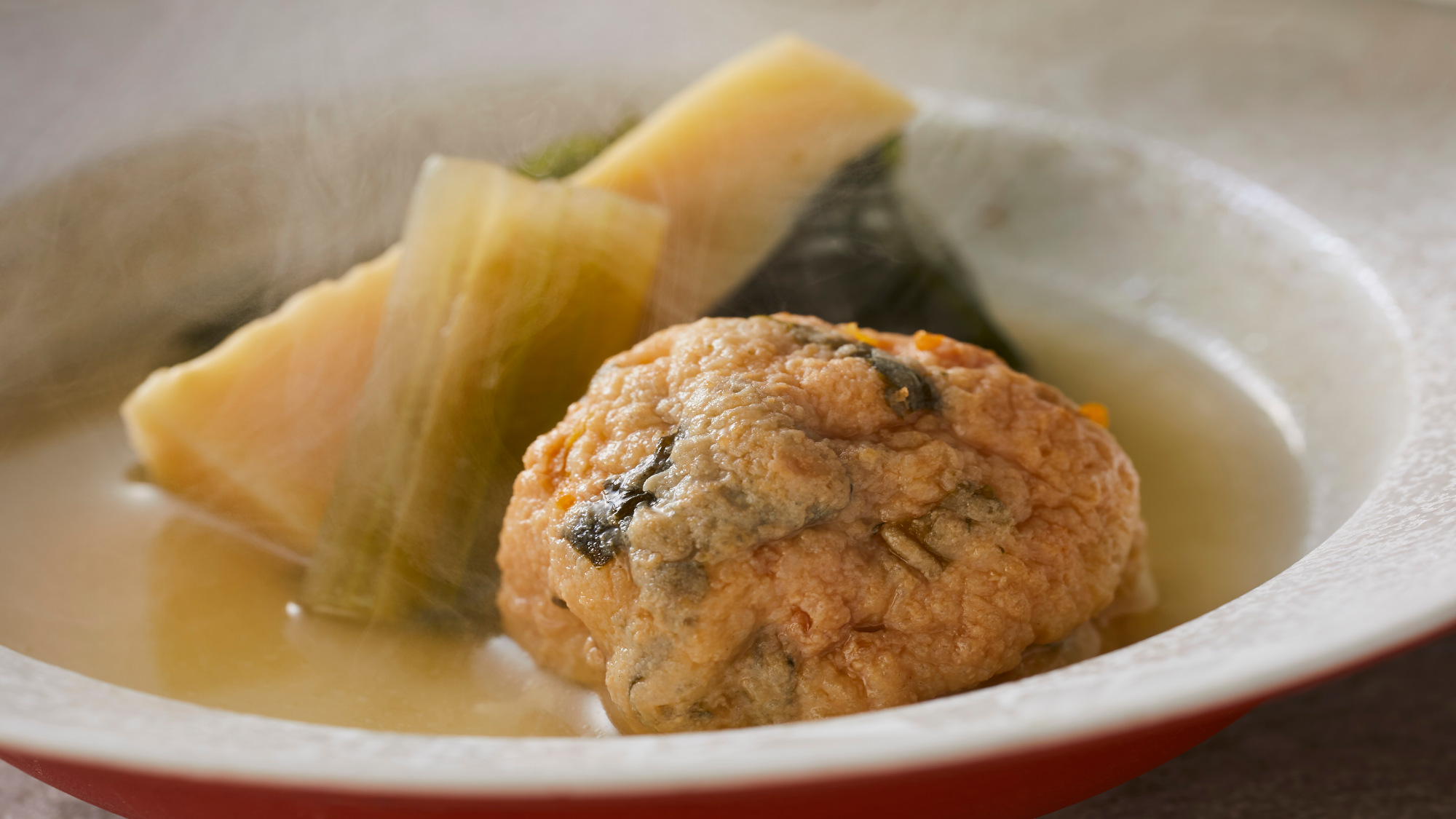 【土地の恵み会席】春(2026年3月～5月)煮物 大和まな飛竜頭