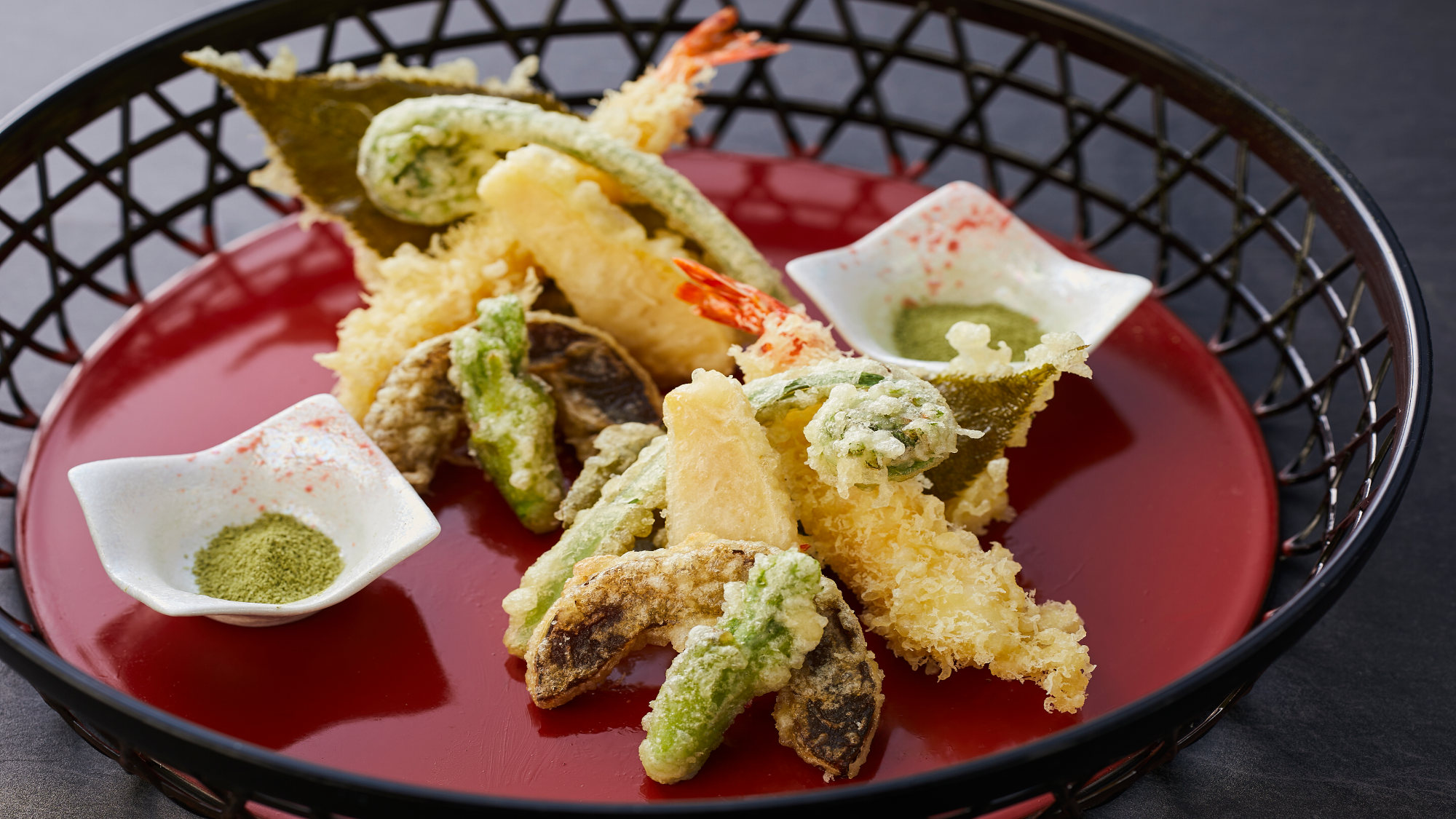 天ぷら食べ放題プラン 山菜