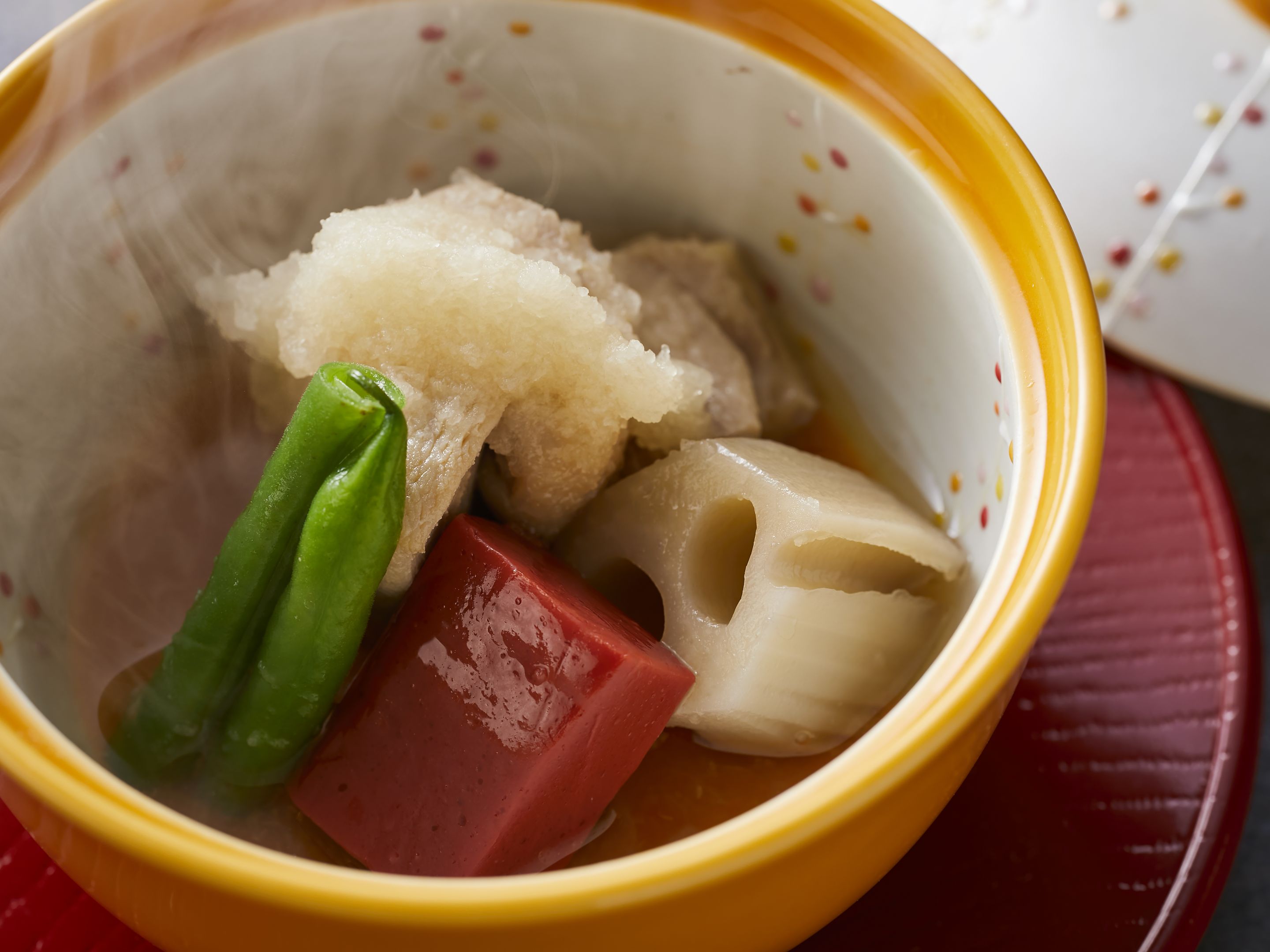 【季節の会席】冬(2025年12月～2026年2月) 煮物 大和肉鶏みぞれ煮