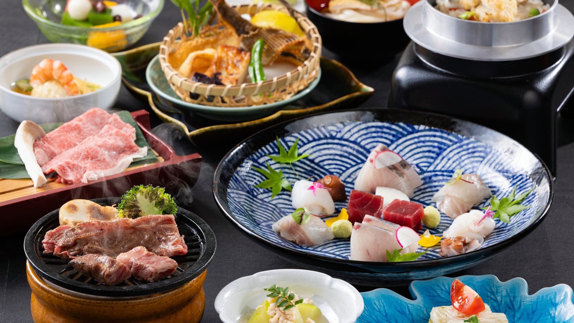 【楽天スーパーSALE】【土地の恵み会席】讃岐のプレミアム黒毛和牛、「オリーブ牛」を味わう