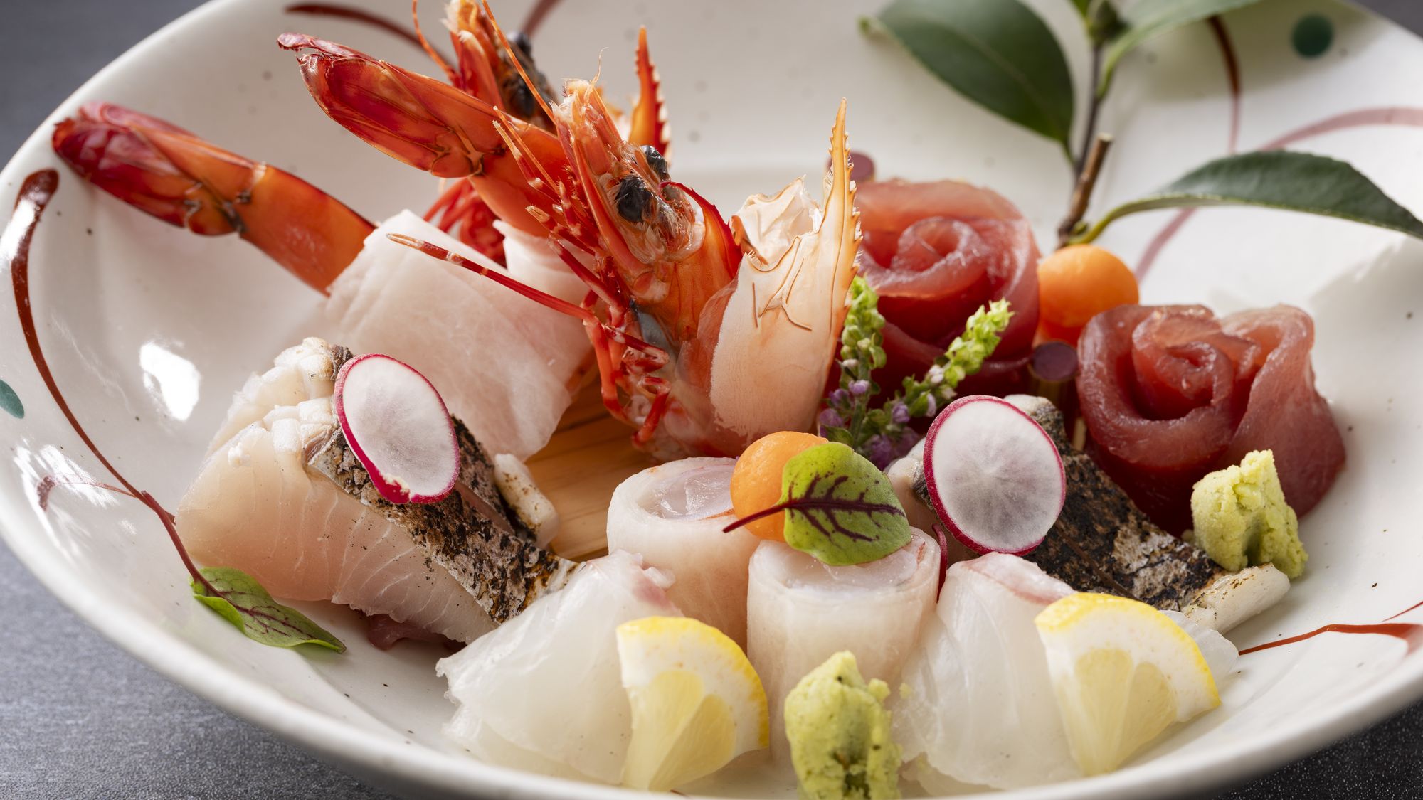 【特別会席】冬(2025年12月～2026年2月)  造里 瀬戸内海鮮盛りと本日のお造り