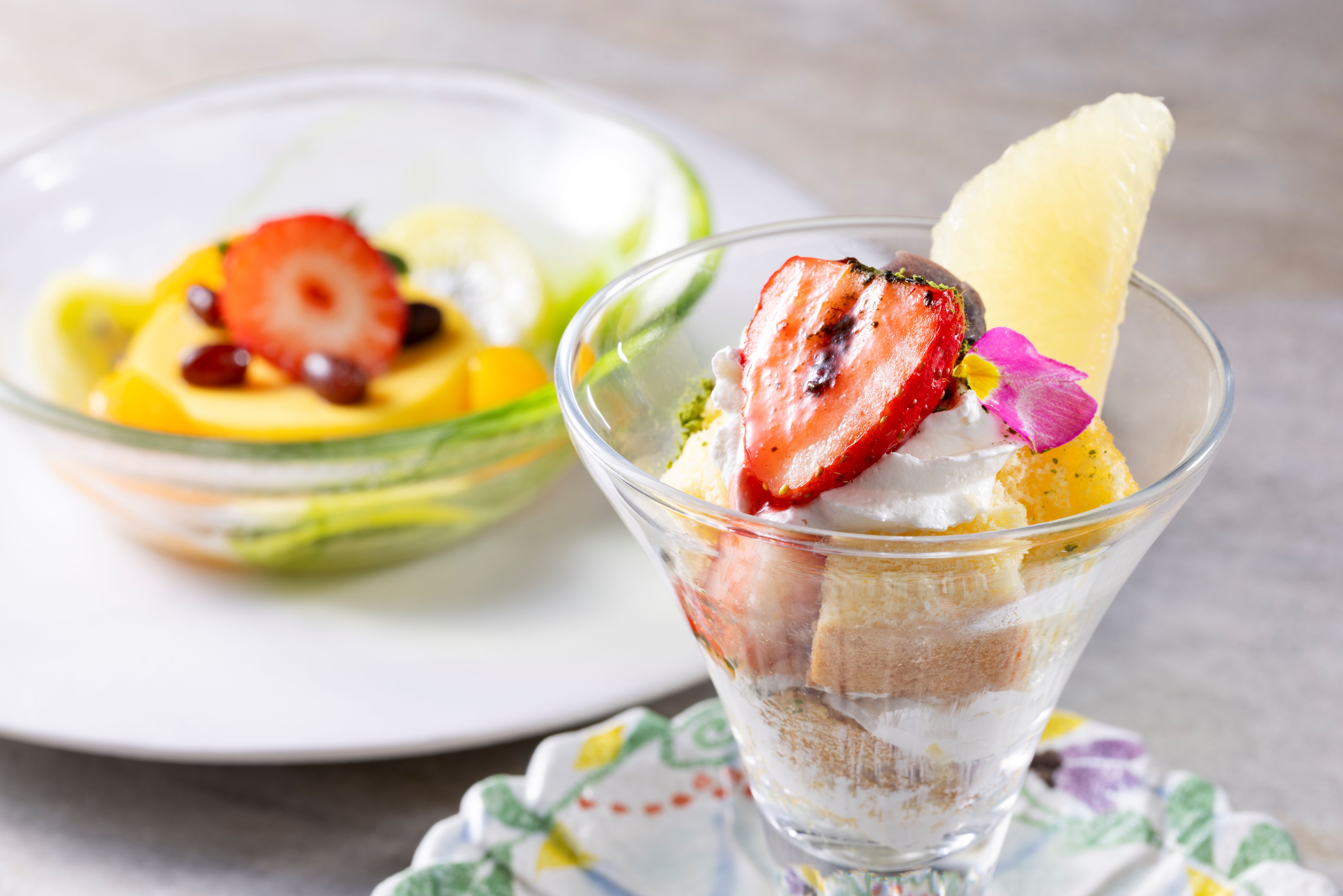 女子旅プラン　グレードアップデザートイメージ女子旅写真