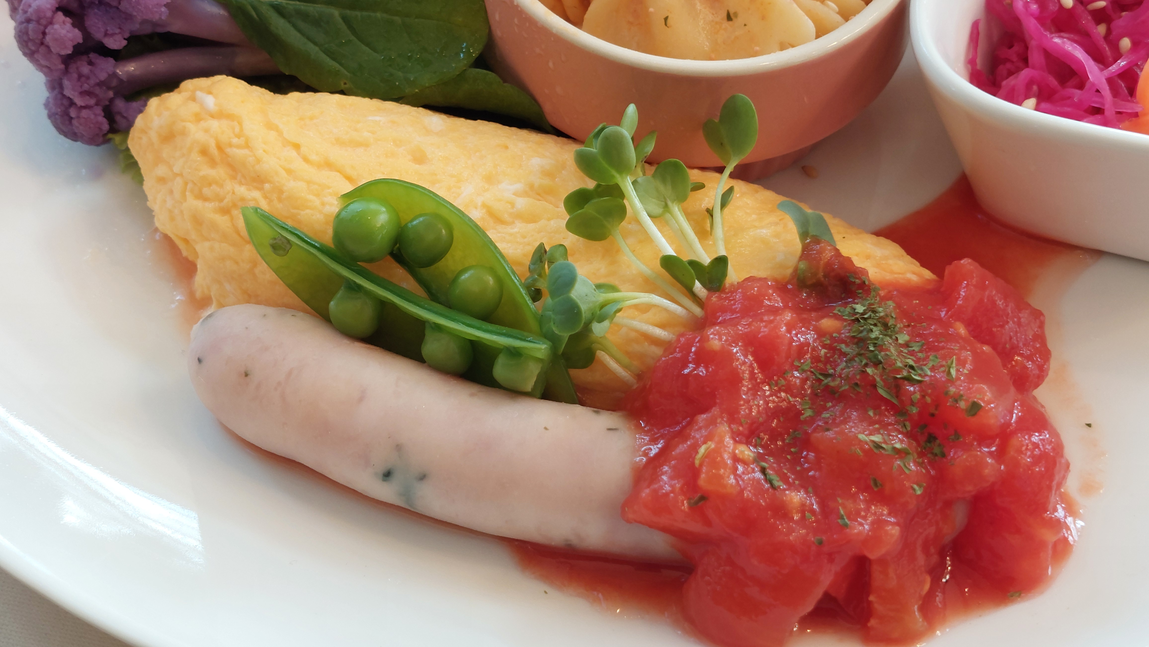 朝食イメージ　オムレツ