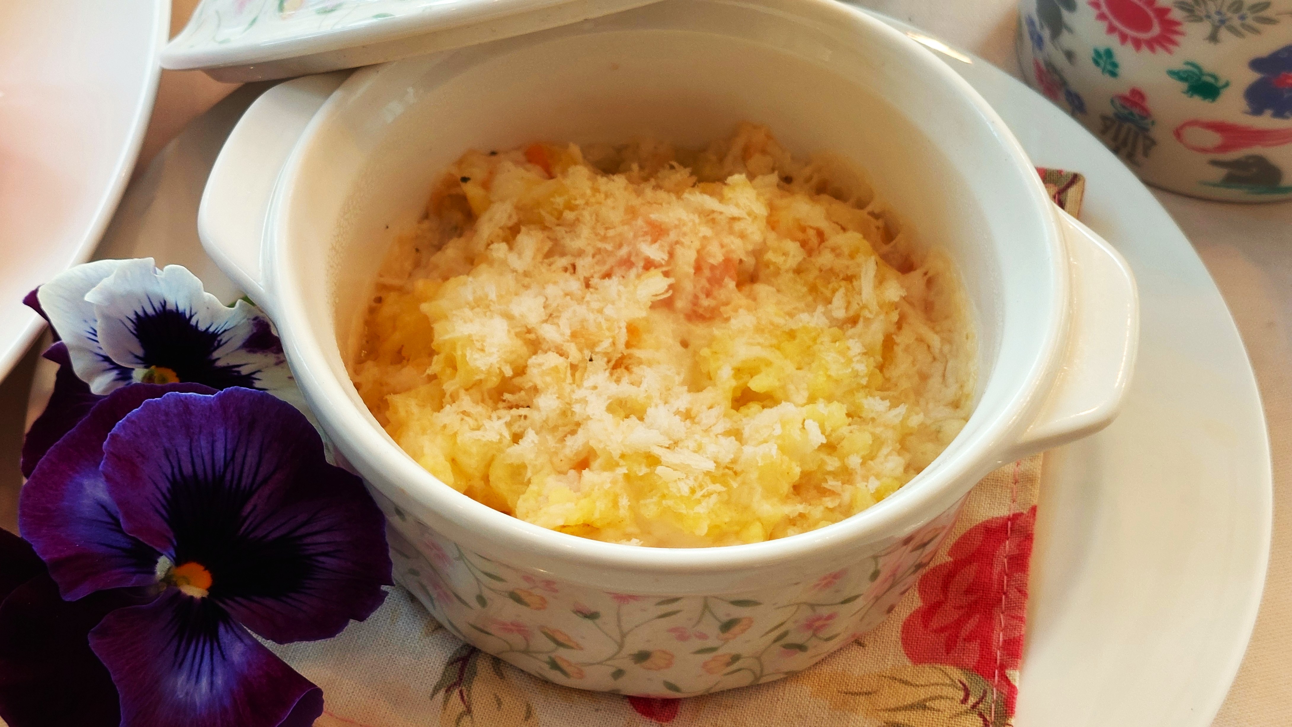 朝食　グラタン