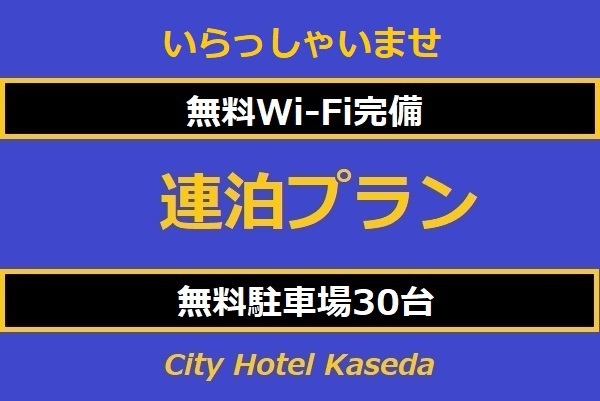 6連泊簡易清掃プラン　チェックイン17:00 　禁煙室IQOS OK!