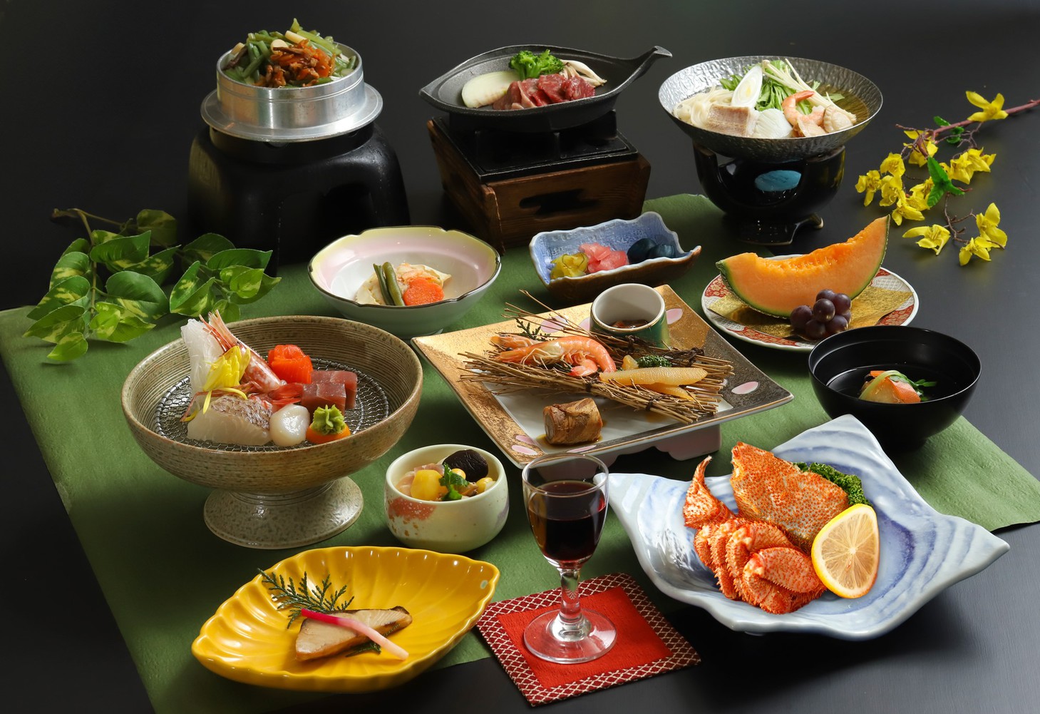 ◇【１日１室限定】サウナ＆露天風呂付客室でゆったり！極会席（レストラン食）【夕朝食付】