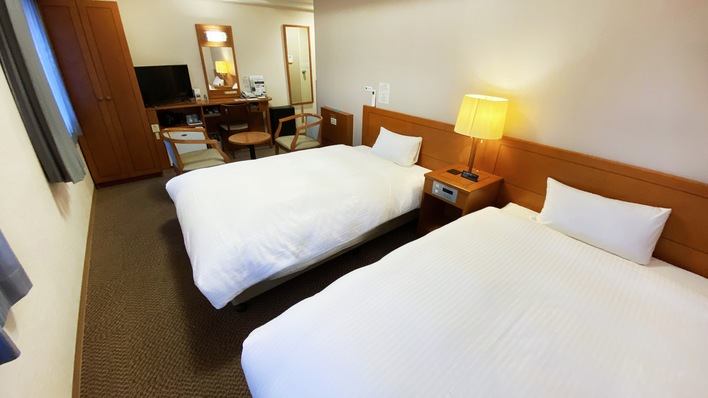 禁煙ツイン★朝食無料★大浴場★WI-FI/ＬＡＮ接続完備