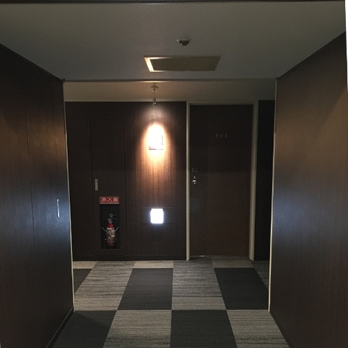◆客室への廊下