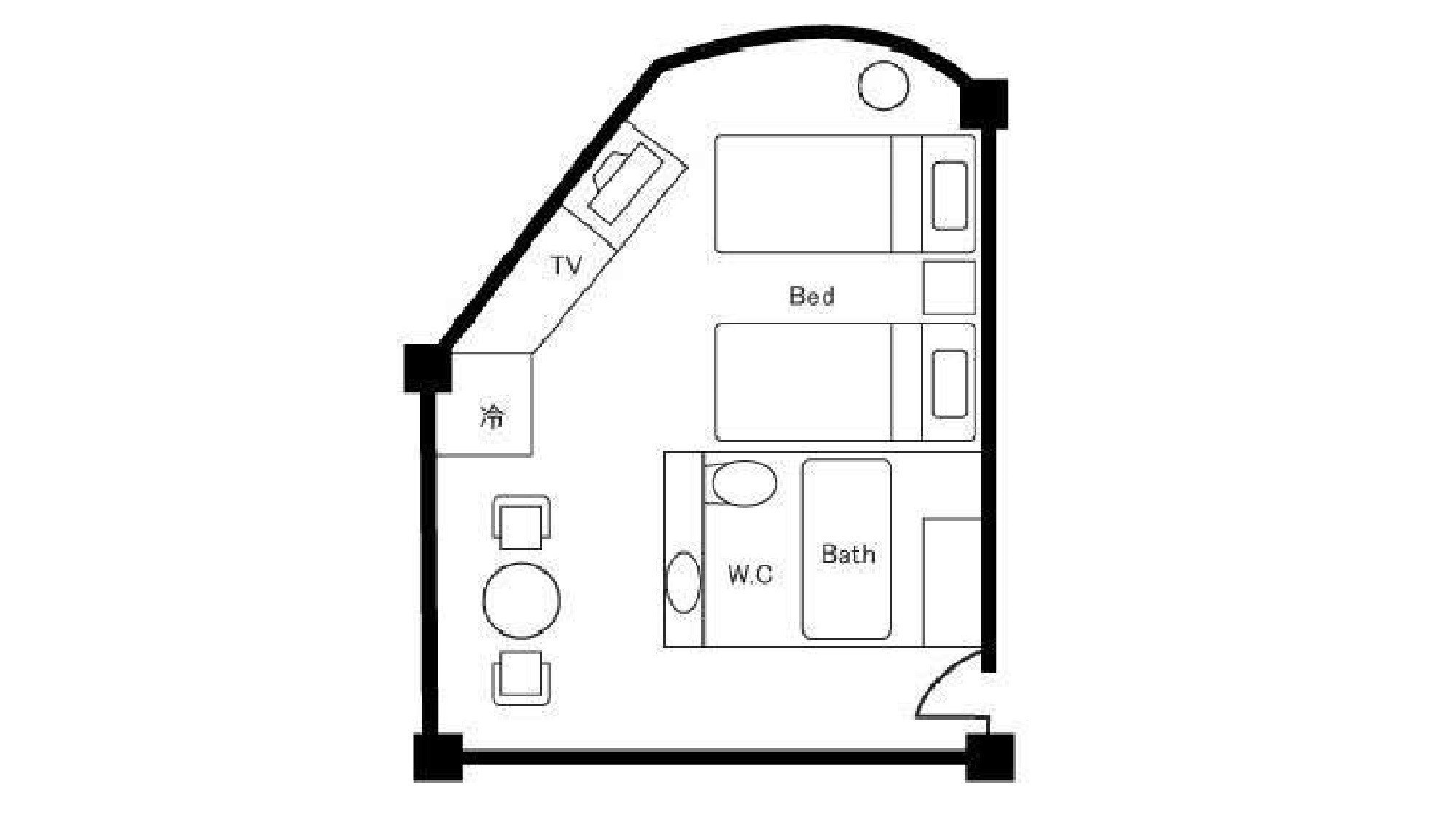 ◆コーナーツイン（平面図）