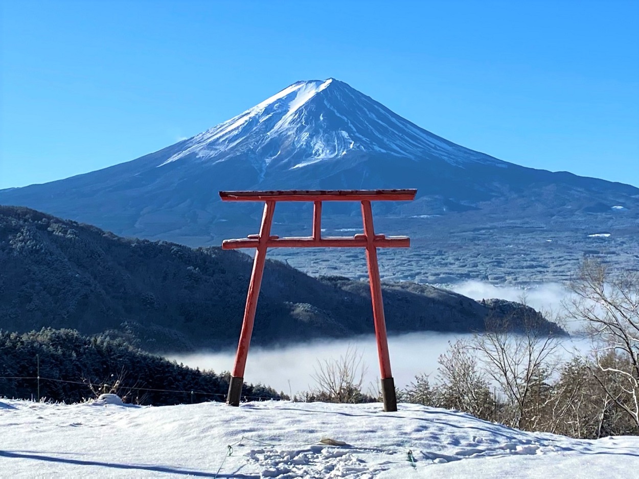 これぞ絶景！/天空の鳥居にて