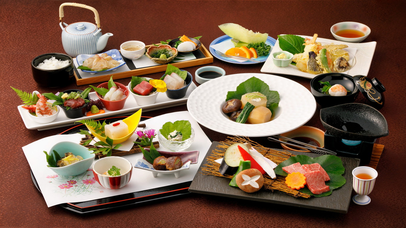 【夏割20％OFF】7月〜9月のお日にち限定♪おおいた和牛や厳選食材を盛り込んだ『はなの樹会席』