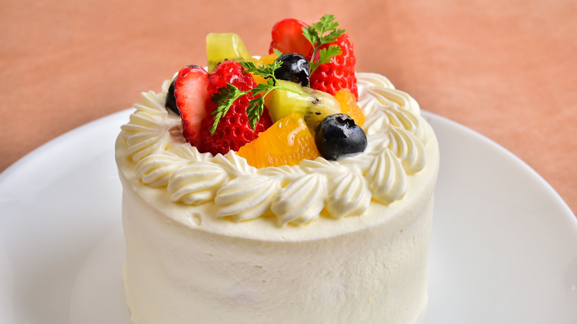 季節のフルーツショートケーキ（アニバーサリープランお客様用ケーキ）