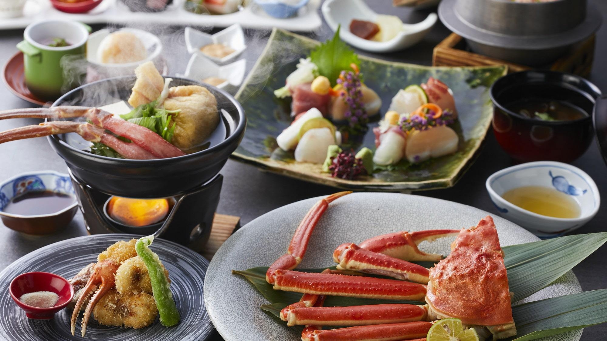【特別会席】旬の彩りを添えた蟹尽くし