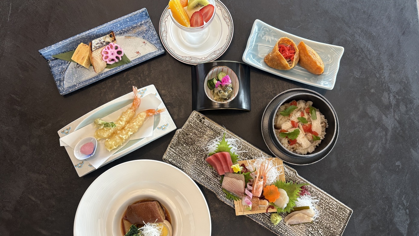 【夕食は沼田の食材を使用した「沼田御膳」】15時〜21時半まで生ビールなど飲み放題＋岩盤浴1回無料！