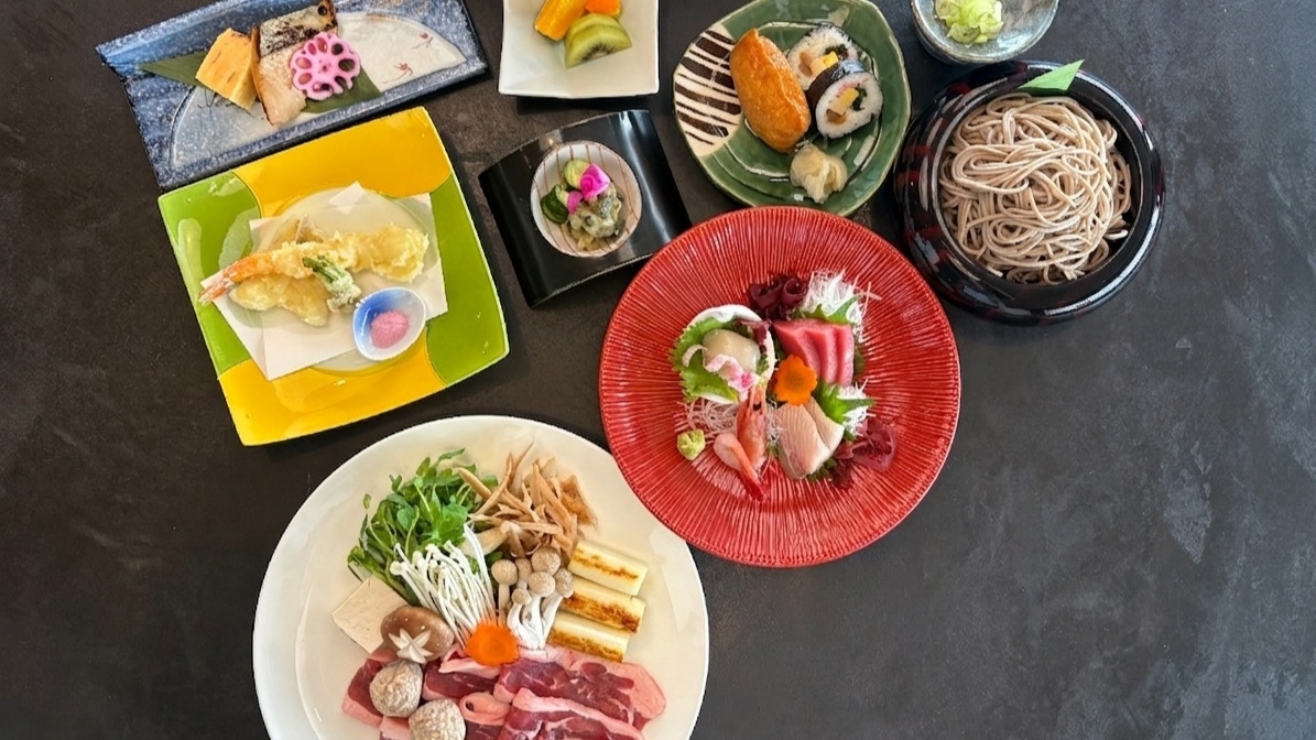 【夕食は滝川産の鴨を使った「鴨鍋御膳」】15時〜21時半まで生ビールなど飲み放題＋岩盤浴1回無料！