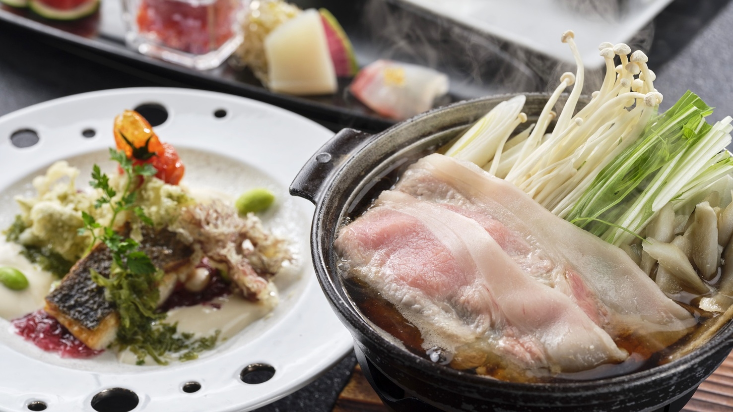 【季節の会席】茨城県ブランド豚が楽しめる会席料理