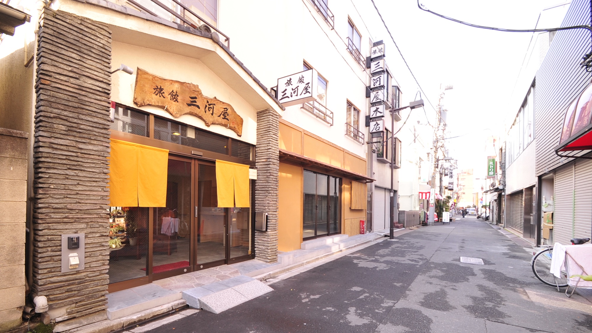 *外観/駅チカの和風旅館。浅草の町を巡るには最適な立地です