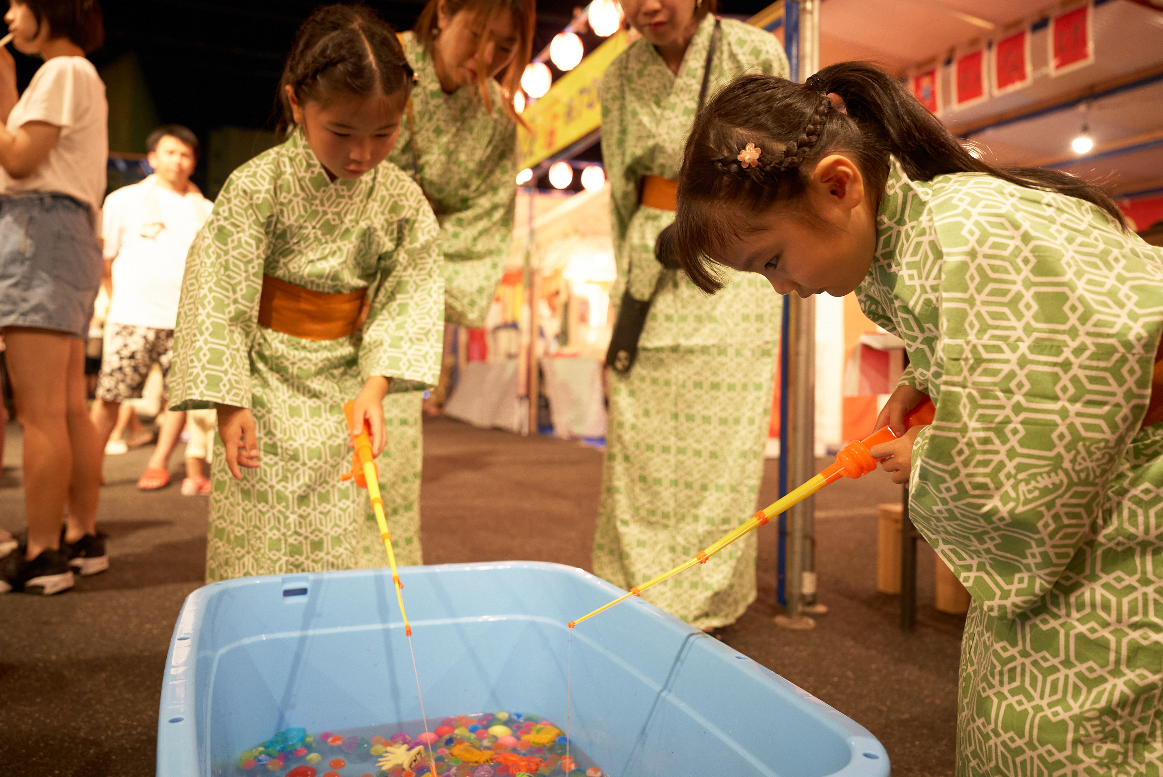 玉造温泉：夏祭りの様子