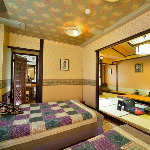 ■Retro Japanese-Western Room (Example) / -An Invitation to Romance- A Meiji-style room that evokes a longing for times gone by.