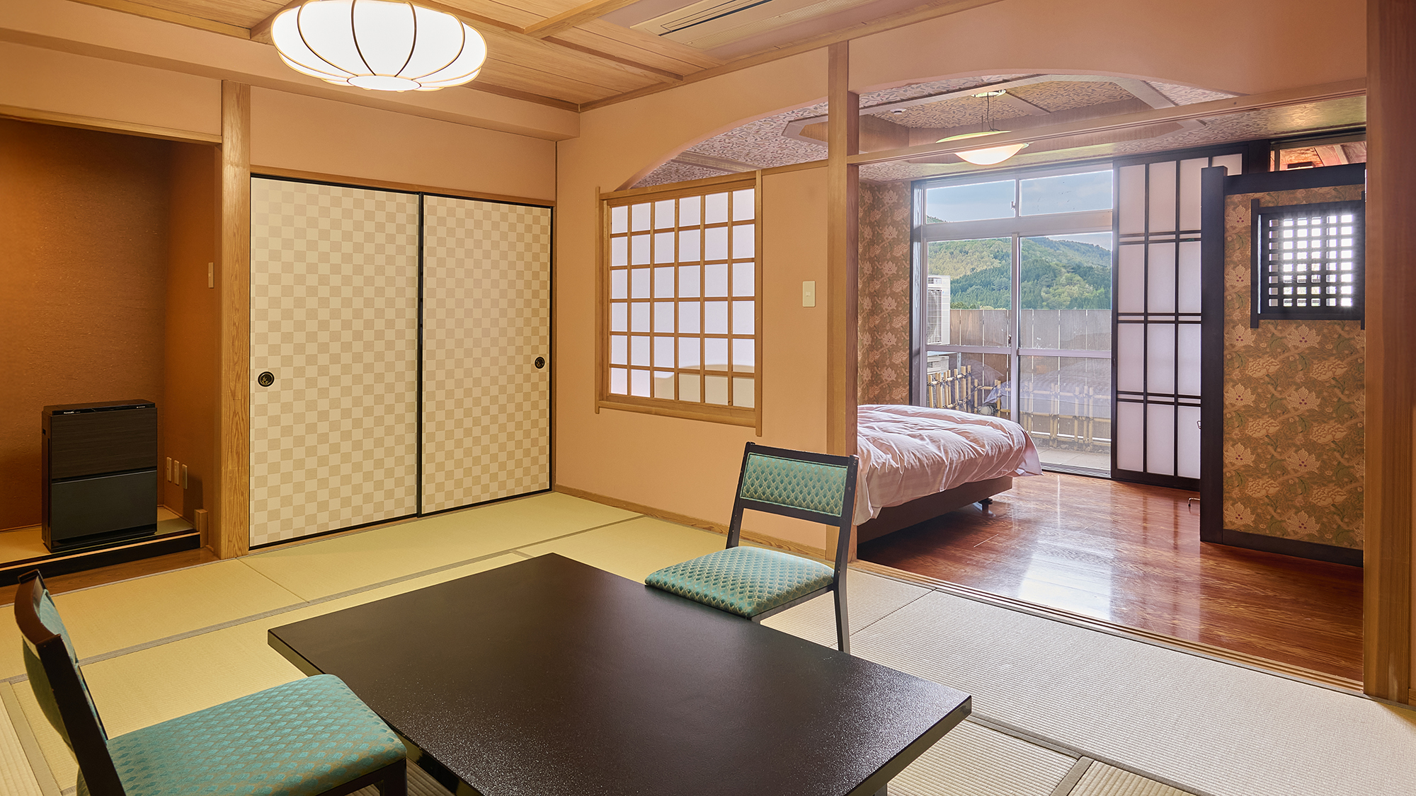 半露天風呂付和洋室