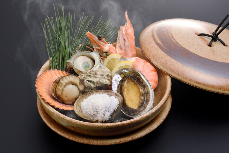 【リニューアル1周年記念】選べる贅沢！鮑・松阪牛　海山の恵み堪能プラン