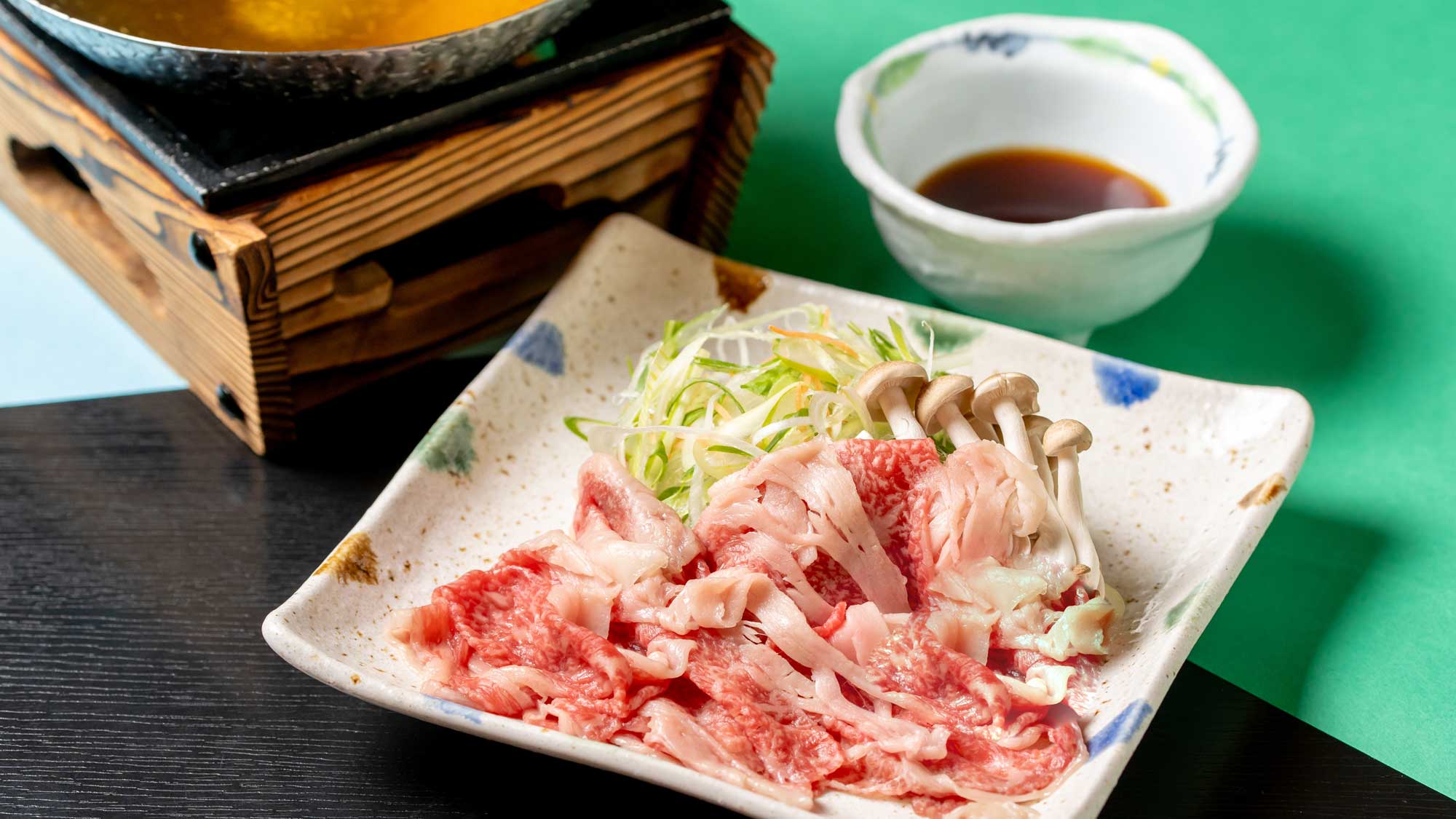 夏期間：6月～8月　小鍋｜和牛ブリスケのしゃぶしゃぶ