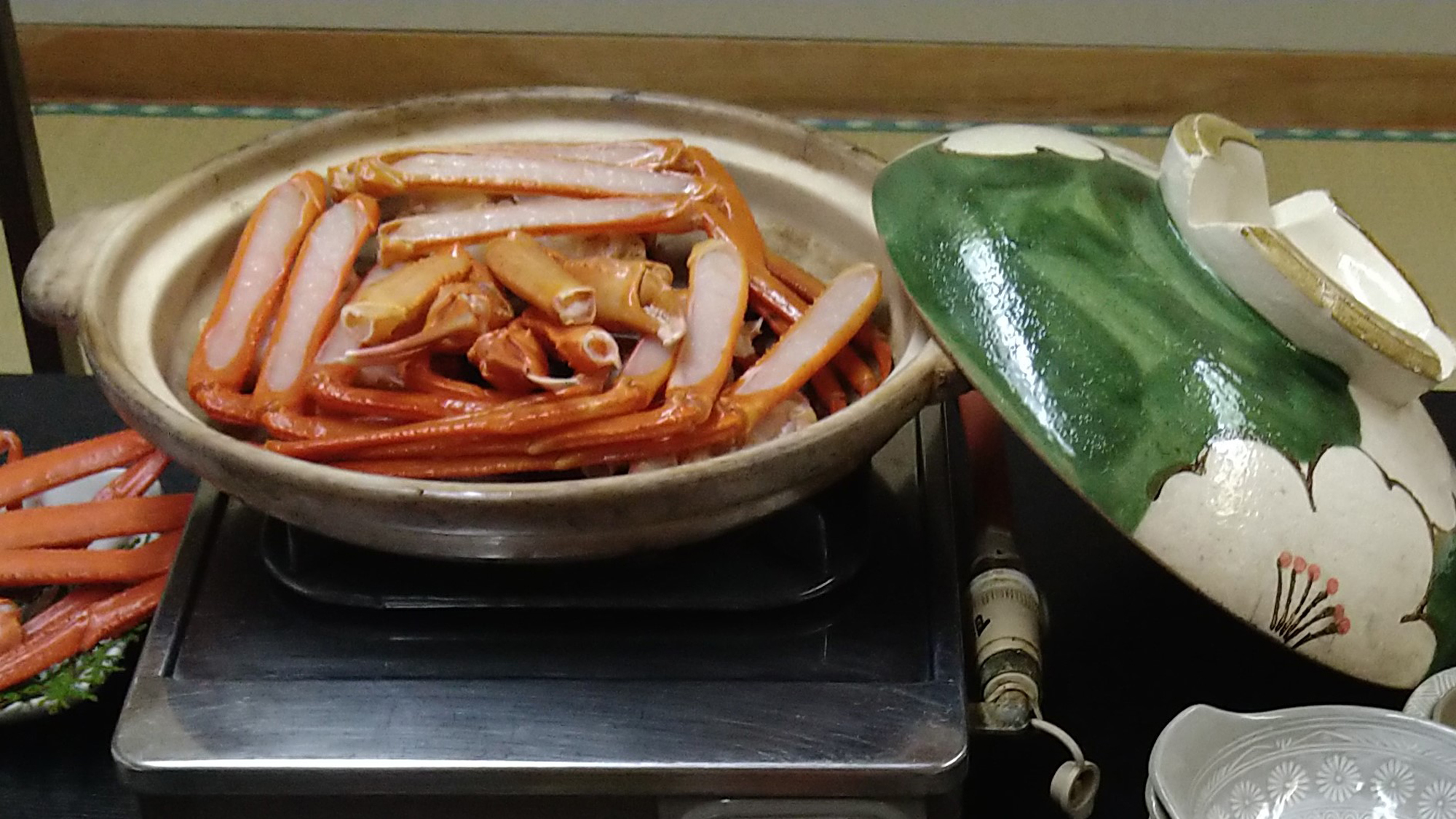 香住ガニ 陶板焼き