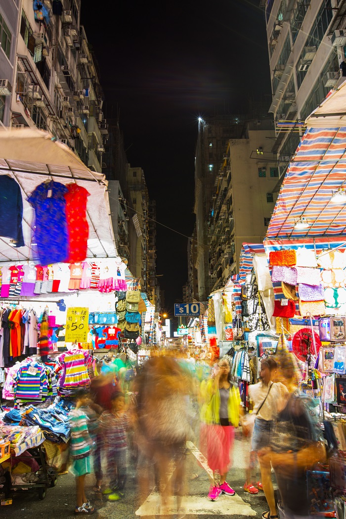 女人街(通菜街)のナイトマーケット