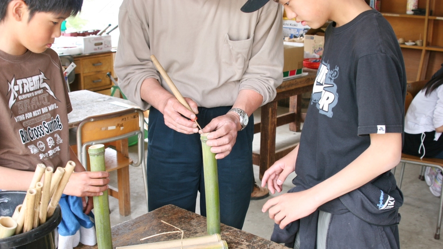 *【体験】水鉄砲作り体験。昔の遊びを楽しみませんか？