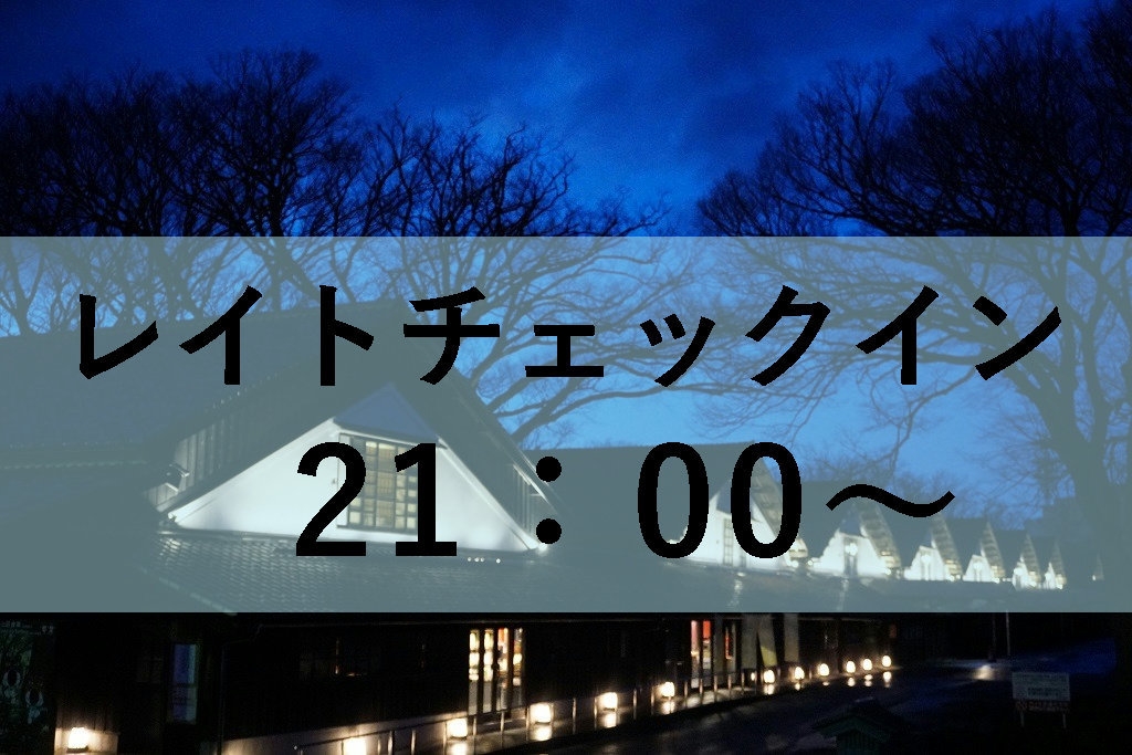 【21時以降のチェックインでお得に宿泊♪】レイトチェックインプラン【朝食付き】
