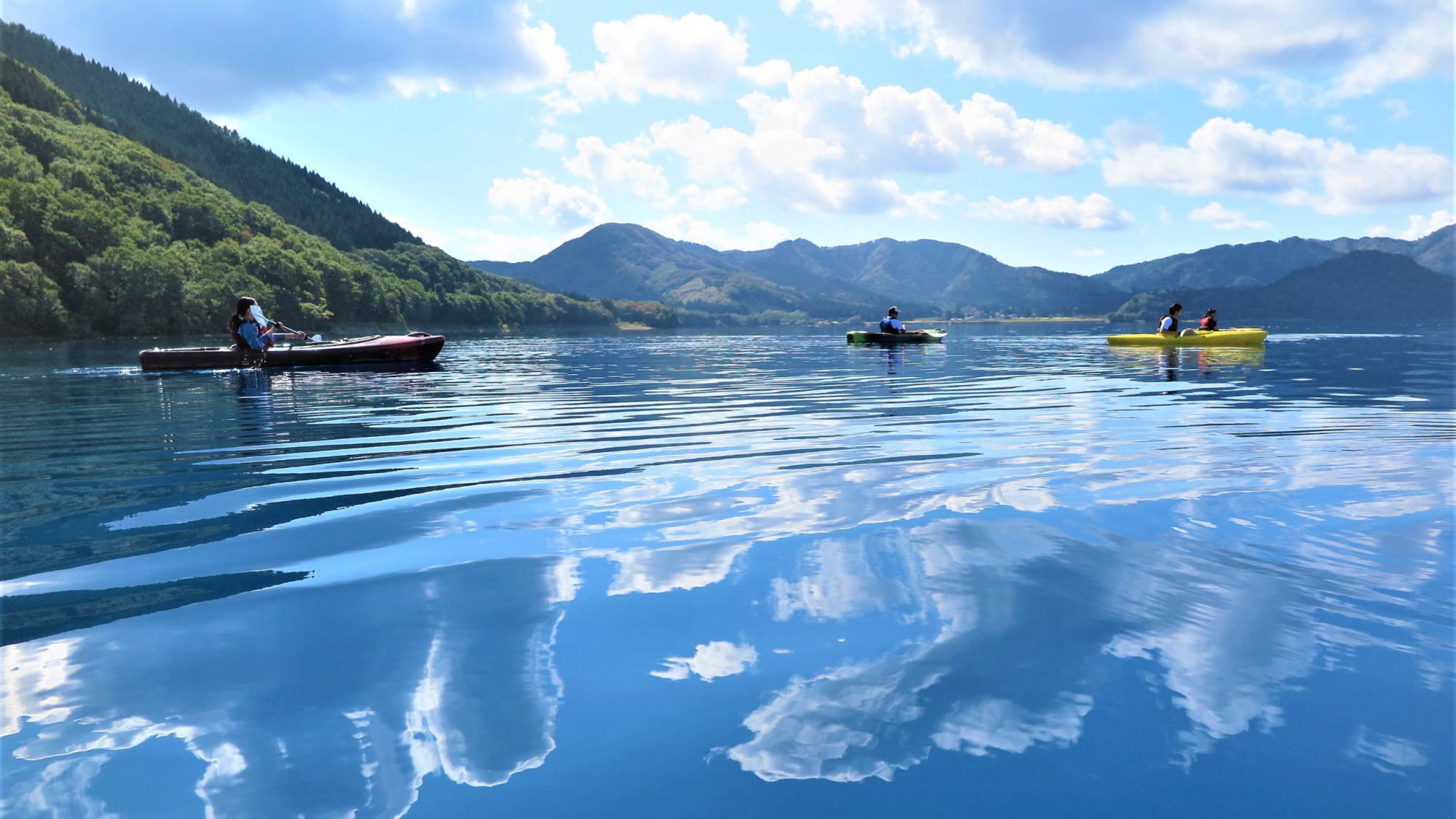 【秋田得旅】田沢湖カヤックツアー体験！(宿泊翌日) 田沢湖の大自然を満喫！ご夕食は秋田郷土ビュッフェ