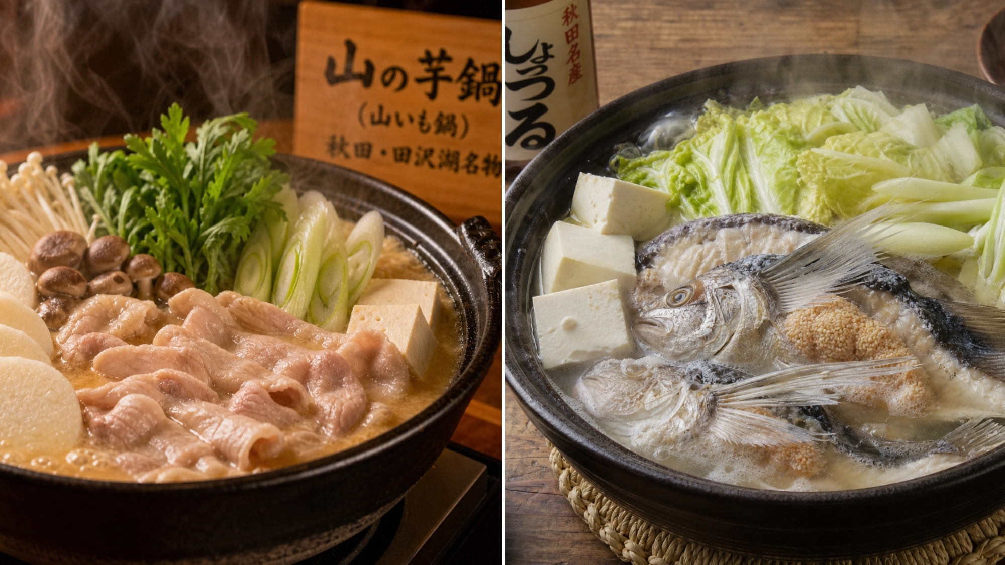 【秋田得旅】”秋田得旅クーポン対象！”1泊2食付き ２種より選べる郷土料理付きプラン♪