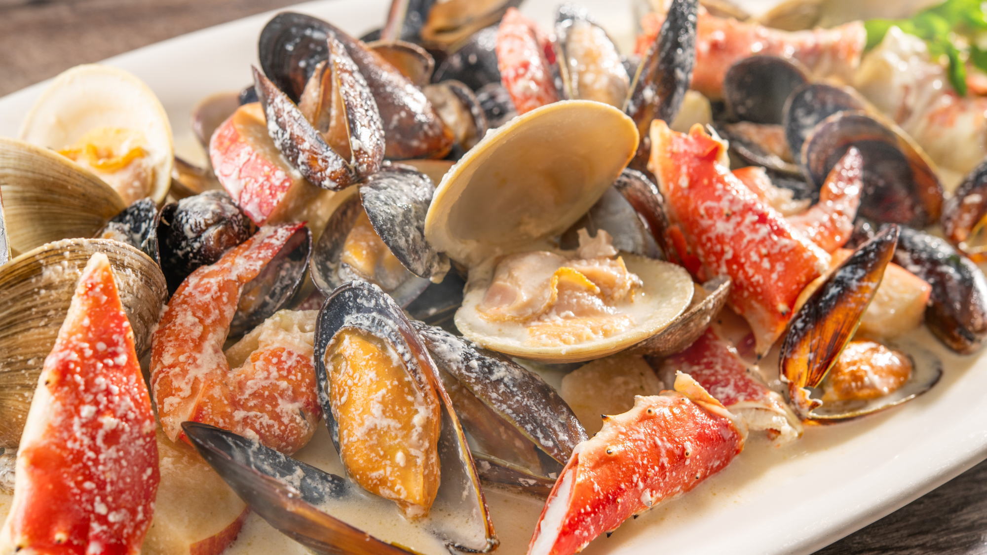 【秋メニュー】魚介のクリーム煮