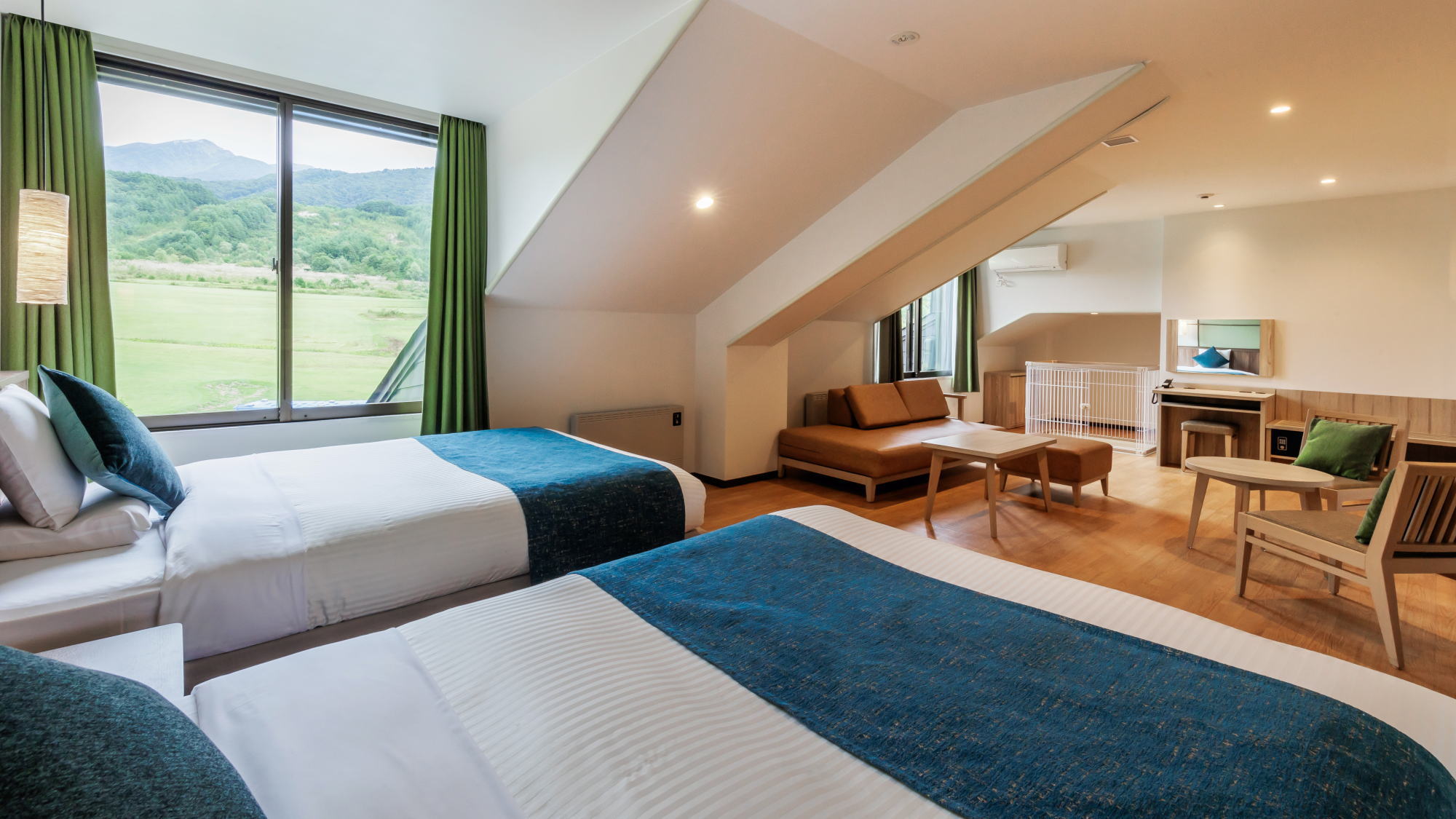 ＜ドッグフレンドリールーム デラックス（禁煙）＞55平米の広々としたお部屋です。