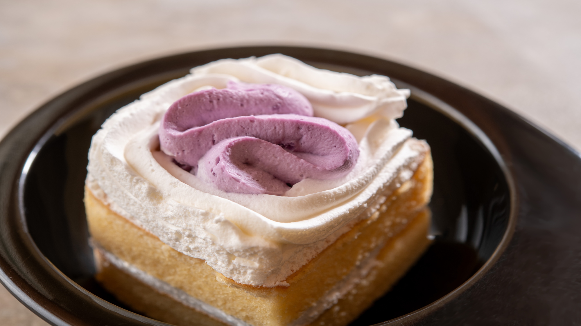 【わんちゃんメニュー】紅芋と豆乳のショートケーキ