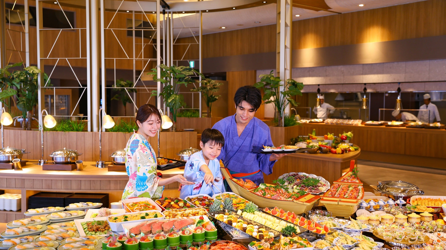 【オープン記念プラン】日本三景松島とグルメを堪能する温泉ホテル　1泊2食バイキング付プラン